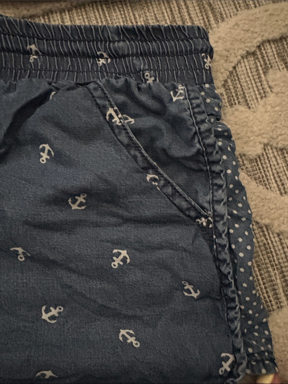 Galaxy Stars and Anchor Polkadot  Shorts Bundle - Picture 5 of 5